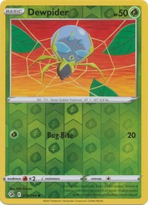 Fusion Strike 019/264 Dewpider (Reverse Holo)