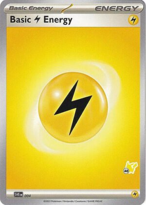 Scarlet & Violet SVE EN04 Basic Lightning Energy (Pikachu Symbol 48)