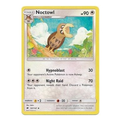 SM Burning Shadows 107/147 Noctowl