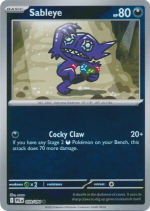 ME Phantasmal Flames 059/094 Sableye (Reverse Holo)