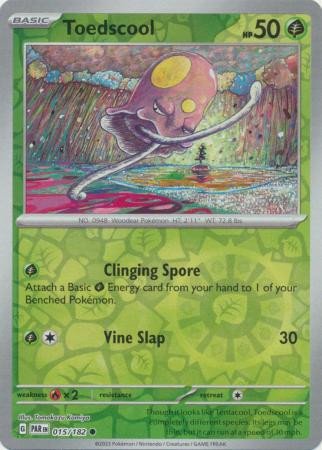 SV Paradox Rift 015/182 Toedscool (Reverse Holo)