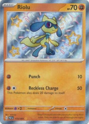 SV Paldean Fates 173/091 Riolu (Holo Shiny)