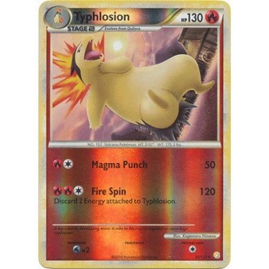 HeartGold & SoulSilver 32/123 Typhlosion (Reverse Holo)