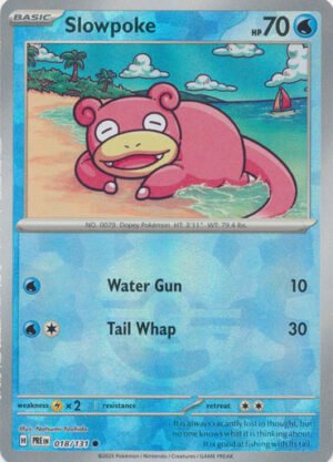 SV Prismatic Evolutions 018/131 Slowpoke (POKE BALL Pattern Holo)