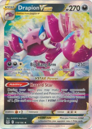SWSH Lost Origin 119/196 Drapion VSTAR (Full Art)