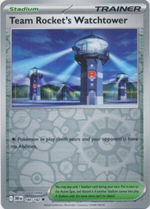 SV Destined Rivals 180/182 Team Rocket's Watchtower (Reverse Holo)