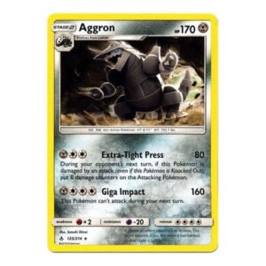 SM Unbroken Bonds 125/214 Aggron