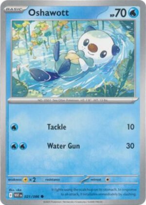 SV White Flare 021/086 Oshawott (Non-Holo)