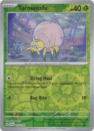 Scarlet & Violet (Base Set) 016/198 Tarountula (Reverse Holo)
