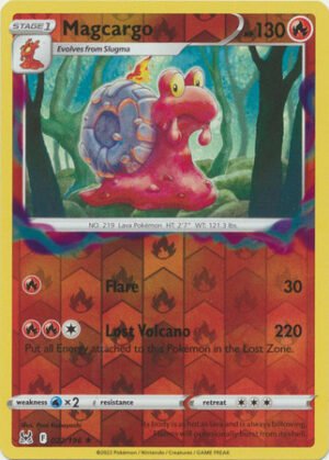 SWSH Lost Origin 022/196 Magcargo (Reverse Holo)