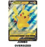 JUMBO Sword & Shield Promo SWSH198 Pikachu V