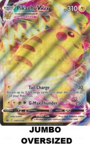 JUMBO Sword & Shield Promo SWSH286 Pikachu VMAX