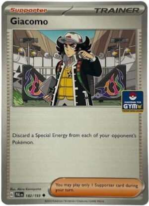 SV Paldea Evolved 182/193 Giacomo (TCG Gym Stamp Non-Holo)