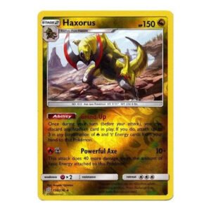 SM Unified Minds 156/236 Haxorus (Reverse Holo)