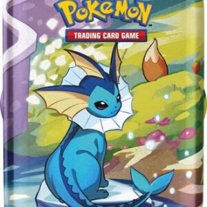 EMPTY Prismatic Evolutions Mini Tin - Vaporeon