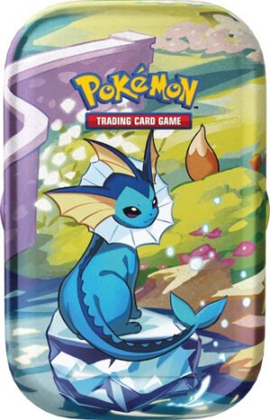 EMPTY Prismatic Evolutions Mini Tin - Vaporeon