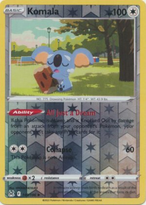 SWSH Lost Origin 149/196 Komala (Reverse Holo)