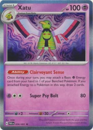 SV Paldean Fates 026/091 Xatu (Holo)