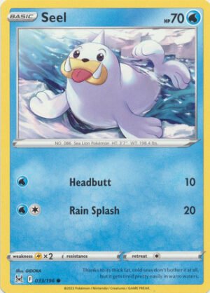 SWSH Lost Origin 033/196 Seel