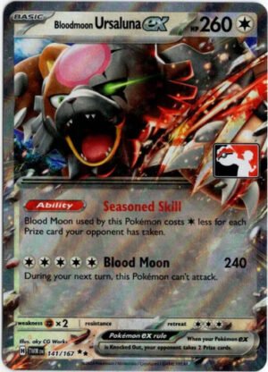 SV Twilight Masquerade 141/167 Bloodmoon Ursaluna ex (Prize Pack League Promo)