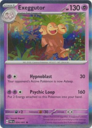 SV Paldean Fates 024/091 Exeggutor (Holo)