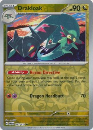 SV Prismatic Evolutions 072/131 Drakloak (Reverse Holo)