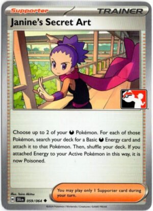 SV Shrouded Fable 059/064 Janine's Secret Art (Prize Pack League Promo Non-Holo)
