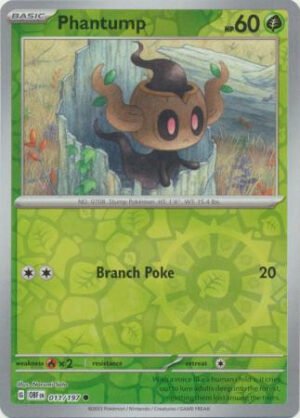 SV Obsidian Flames 011/197 Phantump (Reverse Holo)