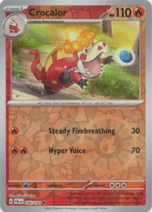 SV Paldea Evolved 036/193 Crocalor (Reverse Holo)