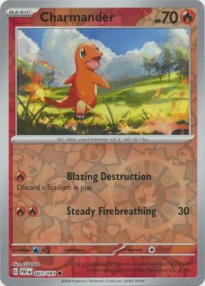 SV Paldean Fates 007/091 Charmander (Reverse Holo)