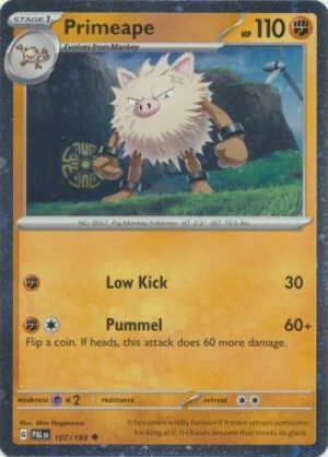 SV Paldea Evolved 107/193 Primeape (Cosmo Holo)