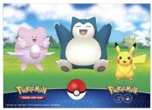 Pokemon Sticker Pokemon GO: Blissey, Snorlax, and Pikachu