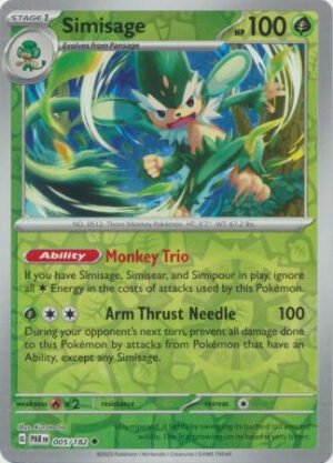 SV Paradox Rift 005/182 Simisage (Reverse Holo)