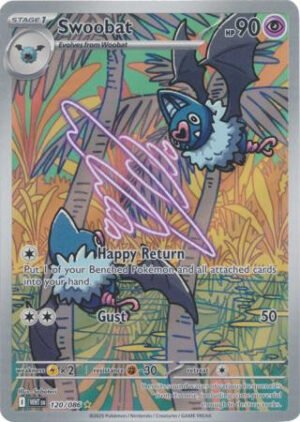 SV White Flare 120/086 Swoobat (Illustration Rare)