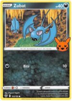 SWSH Silver Tempest 103/195 Zubat (Pikachu Pumpkin Stamp)