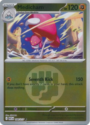 ME Ascended Heroes 104/217 Medicham (Reverse Holo ENERGY SYMBOL)