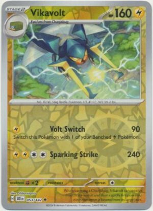 SV Stellar Crown 053/142 Vikavolt (Reverse Holo)