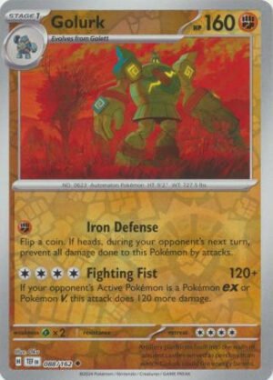 SV Temporal Forces 088/162 Golurk (Reverse Holo)