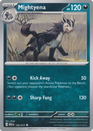 ME Ascended Heroes 129/217 Mightyena