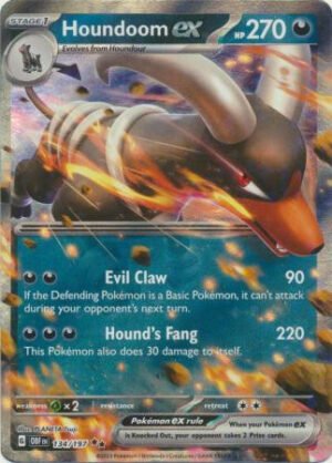 SV Obsidian Flames 134/197 Houndoom ex (Half Art)