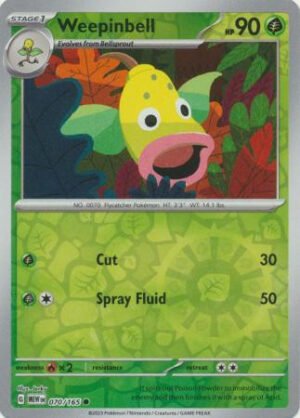 Scarlet & Violet 151 070/165 Weepinbell (Reverse Holo)