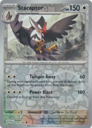 Scarlet & Violet (Base Set) 150/198 Staraptor (Reverse Holo)