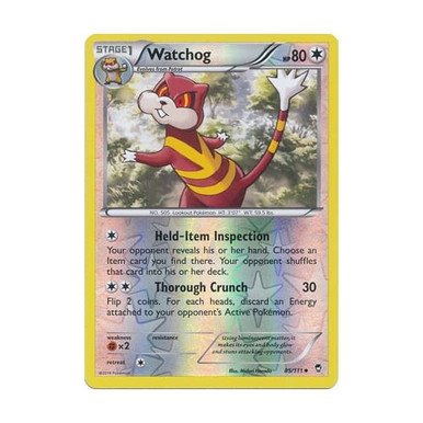 XY Furious Fists 85/111 Watchog (Reverse Holo)