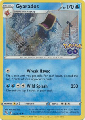 Pokemon GO 022/078 Gyarados (Holo)