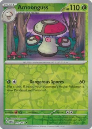 SV Obsidian Flames 010/197 Amoonguss (Reverse Holo)