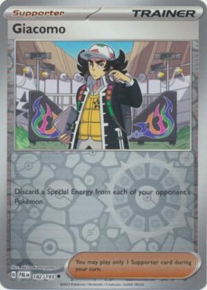 SV Paldea Evolved 182/193 Giacomo (Reverse Holo)