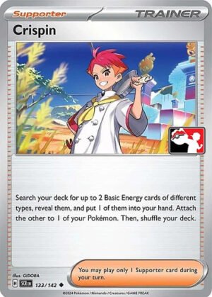 SV Stellar Crown 133/142 Crispin (Prize Pack League Promo Non-Holo)