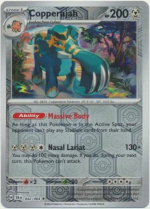 SV Shrouded Fable 042/064 Copperajah (Reverse Holo)