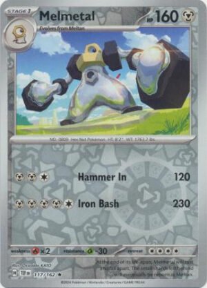 SV Temporal Forces 117/162 Melmetal (Reverse Holo)