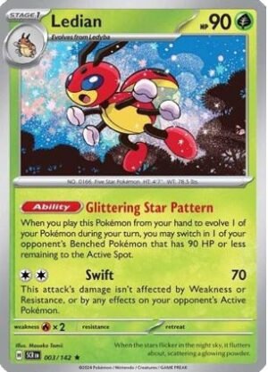 SV Stellar Crown 003/142 Ledian (Non-Holo)